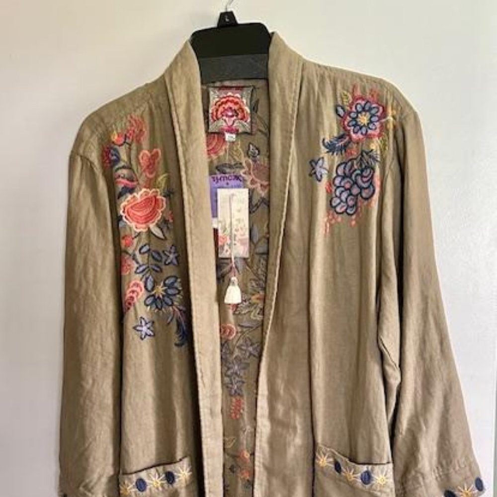 JOHNNY WAS LIGHTWEIGH COAT NWT  PXXL